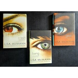 Lisa McMann Crash, Bang is  (Signed), Gasp Series of hardcover novels. Not Open.
